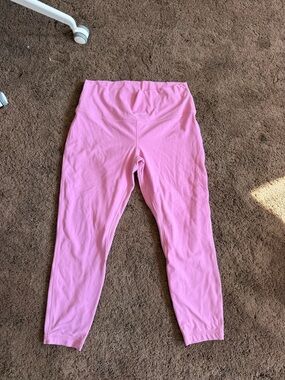 Lululemon Align High Rise Pant 25” light pink legging (color is pink frosting)
